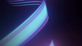 DNA strand animation over colorful light trails. Genetics, biotechnology, science, molecular, futuristic, research - Powered by Shutterstock - Get 15% off with code: PIKWIZARD15