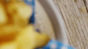 Social media interaction icons animation over sandwiches and fries. Food, fast food, communication, digital, technology, vibrant - Powered by Shutterstock - Get 15% off with code: PIKWIZARD15