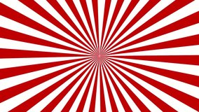 Abstract vibrant shine on red rotating sunburst, graphic design in UI,UX digital art looping motion background. 4K video. - Powered by Shutterstock - Get 15% off with code: PIKWIZARD15