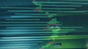 Animating financial data chart over servers in technology facility, showcasing trends. analytics, innovation, visualization, digital, network - Powered by Shutterstock - Get 15% off with code: PIKWIZARD15