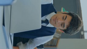 In school, animation overlaying digital numbers and graphs, professionals discussing data. Technology, analytics, data analysis, teamwork, meeting, digital transformation - Powered by Shutterstock - Get 15% off with code: PIKWIZARD15