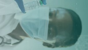 Interacting with digital medical icons, healthcare professional using holographic animation. technology, innovation, futuristic, hologram, virtual, interface - Powered by Shutterstock - Get 15% off with code: PIKWIZARD15