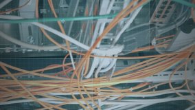 Animation of data processing over computer wires. computers, network, data processing, technology and digital interface concept digitally generated video. - Powered by Shutterstock - Get 15% off with code: PIKWIZARD15