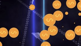 Digital animation of multiple face emojis floating against silhouette of cityscape. Global network connections technology and digital interface concept digitally generated video. - Powered by Shutterstock - Get 15% off with code: PIKWIZARD15