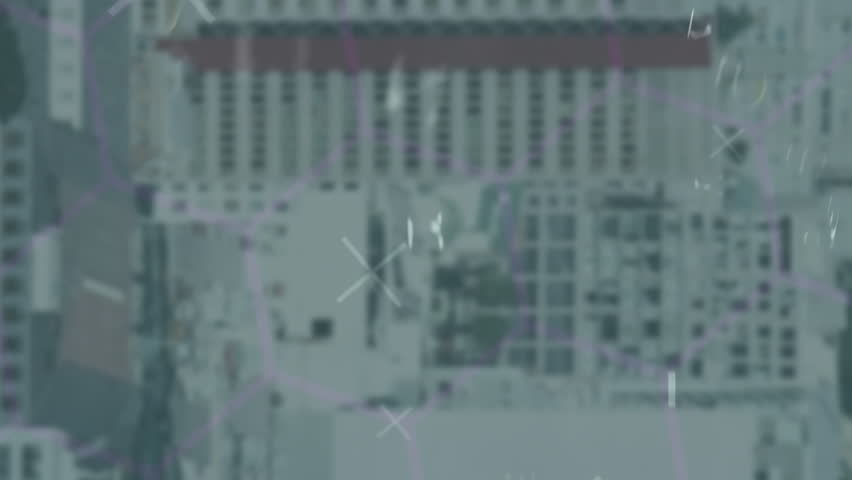 Animation of integrated circuit and numbers over cityscape. Network, data processing, digital security and technology concept digitally generated video. - Powered by Shutterstock - Get 15% off with code: PIKWIZARD15