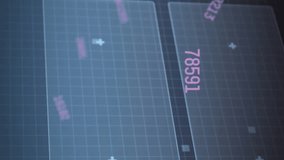 Animation of changing numbers over security padlock icon against interface with data processing. Cyber security and business data technology concept - Powered by Shutterstock - Get 15% off with code: PIKWIZARD15