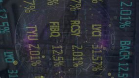 Animation of data processing and stock market over cityscape. Global data processing networks connections and digital interface concept digitally generated video. - Powered by Shutterstock - Get 15% off with code: PIKWIZARD15