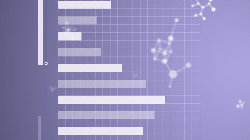 Digital animation of changing numbers, data processing and molecular structures on purple background. Business data technology concept - Powered by Shutterstock - Get 15% off with code: PIKWIZARD15