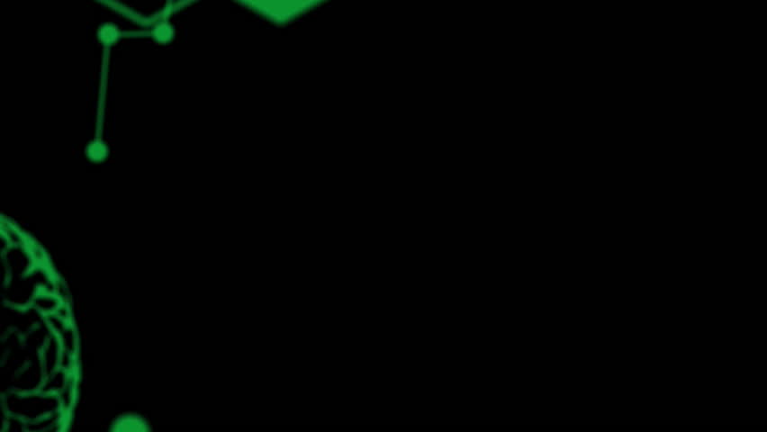 Animation of chemical formulas and data processing over brains on black background. digital security, biometric data, science and technology concept digitally generated video. - Powered by Shutterstock - Get 15% off with code: PIKWIZARD15