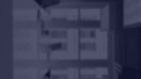 Animation of financial data processing and world map over desk in office. Global finance, business, connections, computing and data processing concept digitally generated video. - Powered by Shutterstock - Get 15% off with code: PIKWIZARD15