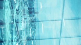 Animation of medical data processing over modern building and cityscape. global science, medicine, technology and digital interface concept digitally generated video. - Powered by Shutterstock - Get 15% off with code: PIKWIZARD15