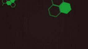 Animation of human icon over data processing and chemical formula on black background. Global business, technology and digital interface concept, digitally generated video. - Powered by Shutterstock - Get 15% off with code: PIKWIZARD15