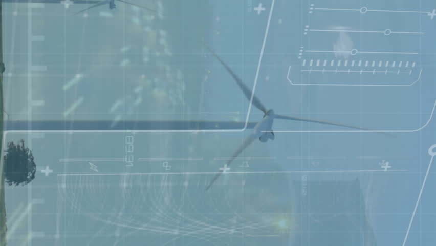 Animation of data processing over financial data processing. Global business digital interface technology and networking concept digitally generated video. - Powered by Shutterstock - Get 15% off with code: PIKWIZARD15