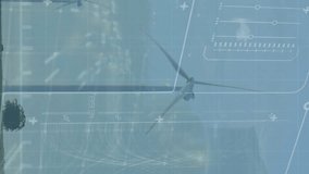 Animation of data processing over financial data processing. Global business digital interface technology and networking concept digitally generated video. - Powered by Shutterstock - Get 15% off with code: PIKWIZARD15