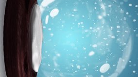 Animation of snow globe with christmas tree and christmas baubles over snow falling. christmas, tradition and celebration concept digitally generated video. - Powered by Shutterstock - Get 15% off with code: PIKWIZARD15