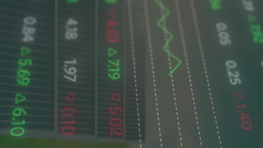 Animation of stock market data processing over solar panels on grassland against blue sky. Global economy and renewable energy concept - Powered by Shutterstock - Get 15% off with code: PIKWIZARD15