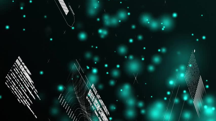 Processing digital data, lock and keyhole animation. Technology, cybersecurity, data protection, digital encryption, information security, secure access - Powered by Shutterstock - Get 15% off with code: PIKWIZARD15