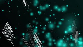 Processing digital data, lock and keyhole animation. Technology, cybersecurity, data protection, digital encryption, information security, secure access - Powered by Shutterstock - Get 15% off with code: PIKWIZARD15