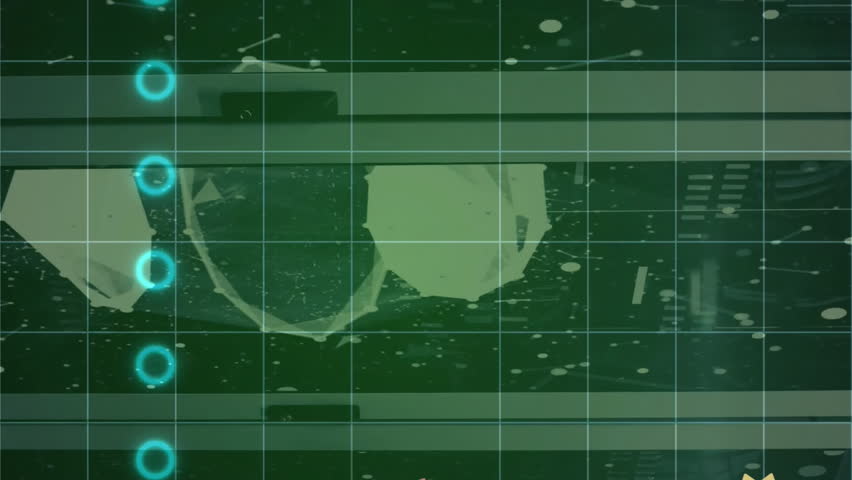 Financial data and shopping cart animation over cityscape with network connections. Finance, e-commerce, data analysis, technology, urban, digital - Powered by Shutterstock - Get 15% off with code: PIKWIZARD15