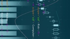 Cybersecurity threats and risk analysis animation over world map with data charts. global, network, technology, protection - Powered by Shutterstock - Get 15% off with code: PIKWIZARD15