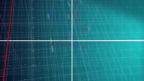Bar and line graphs with data processing animation on grid background. Analytics, data analysis, statistics, infographic, visualization, presentation - Powered by Shutterstock - Get 15% off with code: PIKWIZARD15