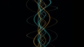 Animation of loading hourglass icon over spirals on black background. Global technology, connections, computing and digital interface concept digitally generated video. - Powered by Shutterstock - Get 15% off with code: PIKWIZARD15