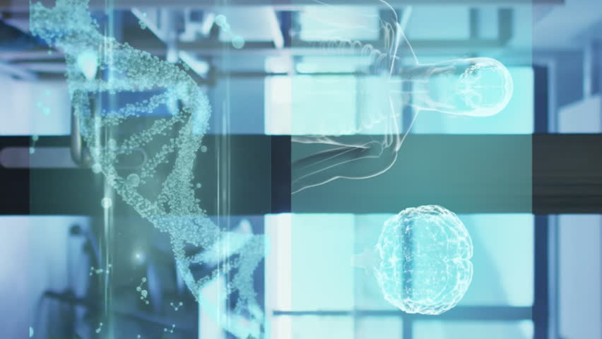 Animation of dna strand spinning and scientific data over asian businesswoman using smartphone. global research, business, connections and data processing concept digitally generated video. - Powered by Shutterstock - Get 15% off with code: PIKWIZARD15