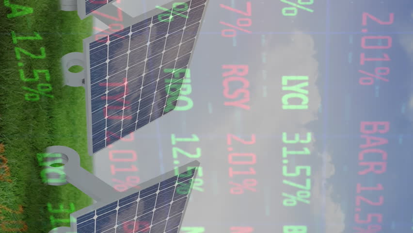 Animation of financial data processing over cardboard boxes on conveyor belt in background. Global business national tourism and digital interface concept digitally generated video. - Powered by Shutterstock - Get 15% off with code: PIKWIZARD15