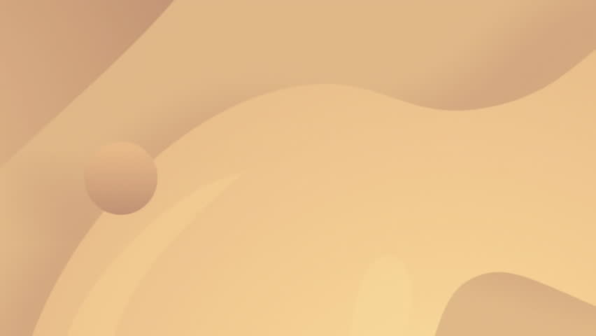 Animation of circles changing colurs over background with shapes. Colour, shape and movement concept digitally generated video.