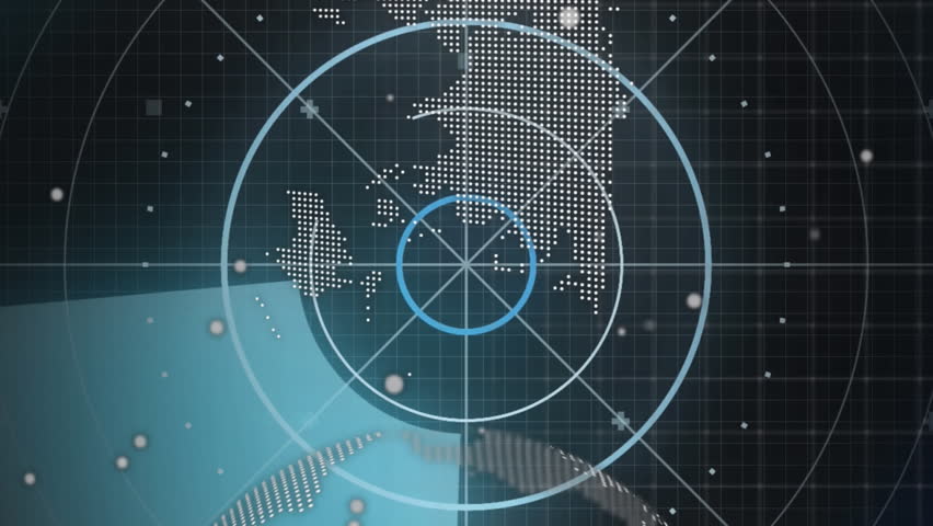 Animation of radar,graphs and world map on navy background. Data processing and technology concept digitally generated video. - Powered by Shutterstock - Get 15% off with code: PIKWIZARD15