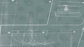 Animation of bar graphs with finance data processing on digital interface. Digital composite, multiple exposure, business, technology, cloud computing, development, economy. - Powered by Shutterstock - Get 15% off with code: PIKWIZARD15