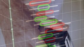 Animation of financial data processing over diverse people paying with credit card. Global finances, business and digital interface concept digitally generated video. - Powered by Shutterstock - Get 15% off with code: PIKWIZARD15