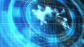 Animation of financial data processing over scope scanning with yen symbol on black background. Global finances, computing and digital interface concept digitally generated video. - Powered by Shutterstock - Get 15% off with code: PIKWIZARD15