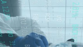 Animation of data processing over african american male doctor filling the syringe with vaccine. Global economy and covid-19 pandemic technology concept - Powered by Shutterstock - Get 15% off with code: PIKWIZARD15