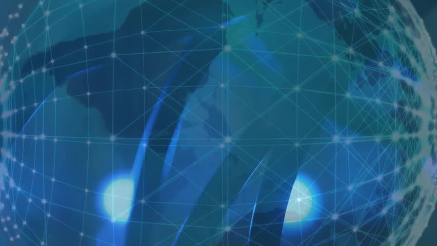 Animation of globe over world map and data processing. Global business and digital interface concept digitally generated video. - Powered by Shutterstock - Get 15% off with code: PIKWIZARD15