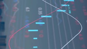 Animation of stock market and diagrams over cityscape. Global business and digital interface concept digitally generated video. - Powered by Shutterstock - Get 15% off with code: PIKWIZARD15