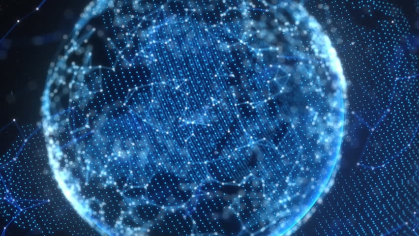 Animation of spinning globe and network of connections on black background. global business, data processing, connections and digital interface concept digitally generated video. - Powered by Shutterstock - Get 15% off with code: PIKWIZARD15