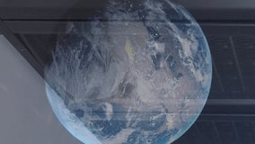 Animation of globe over server room. cloud computing and data processing concept digitally generated video. - Powered by Shutterstock - Get 15% off with code: PIKWIZARD15