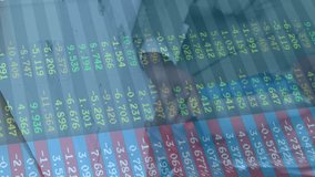 Animation of stock market over diverse business people. global finance, business and digital interface concept digitally generated video. - Powered by Shutterstock - Get 15% off with code: PIKWIZARD15