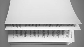 Digital composite video of Mathematical equations and formula moving over open book against grey background. Education and school concept - Powered by Shutterstock - Get 15% off with code: PIKWIZARD15