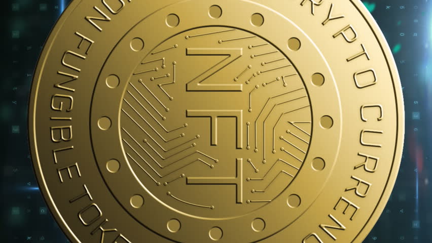 Animation of data processing over nft coin. Global business, finances and digital interface concept digitally generated video. - Powered by Shutterstock - Get 15% off with code: PIKWIZARD15