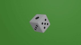 3D Rolling Dice on Green Screen - Powered by Shutterstock - Get 15% off with code: PIKWIZARD15