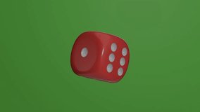3D Rolling Dice on Green Screen - Powered by Shutterstock - Get 15% off with code: PIKWIZARD15