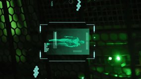 Animation of data processing with human walking and brain over server room. Global science and digital interface concept digitally generated video. - Powered by Shutterstock - Get 15% off with code: PIKWIZARD15