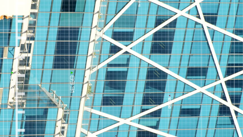 Animation of financial data processing with red and green lines over modern building in the background. Global business finance housing market concept digital composite. - Powered by Shutterstock - Get 15% off with code: PIKWIZARD15