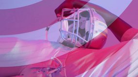 Animation of african american football player and flag of usa. American patriotism, sports and competition concept digitally generated video. - Powered by Shutterstock - Get 15% off with code: PIKWIZARD15