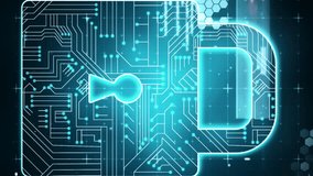 Animation of online security padlock, markers and data processing over world map. global online security, digital interface and data processing concept digitally generated video. - Powered by Shutterstock - Get 15% off with code: PIKWIZARD15