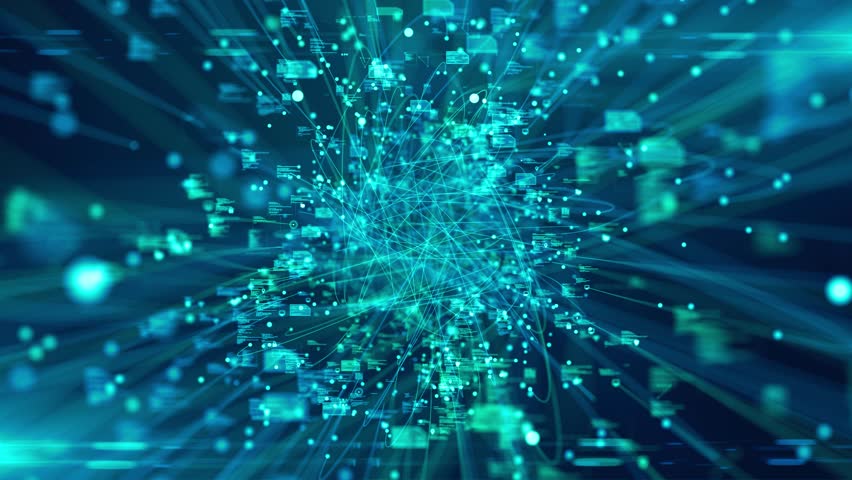 Data Transfer High speed Network connectivity design for smart cloud, animation - Powered by Shutterstock - Get 15% off with code: PIKWIZARD15