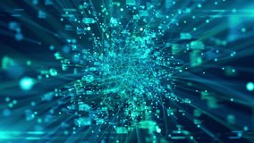 Data Transfer High speed Network connectivity design for smart cloud, animation - Powered by Shutterstock - Get 15% off with code: PIKWIZARD15