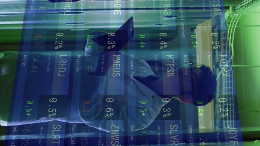 Animation of stock market and financial data processing over asian man by computer server. Global business, finances, computing and data processing concept digitally generated video. - Powered by Shutterstock - Get 15% off with code: PIKWIZARD15
